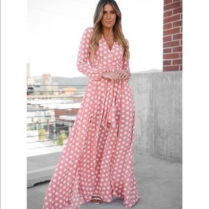 Nanamacs ‘Dream Come True’ pink polka dot dress